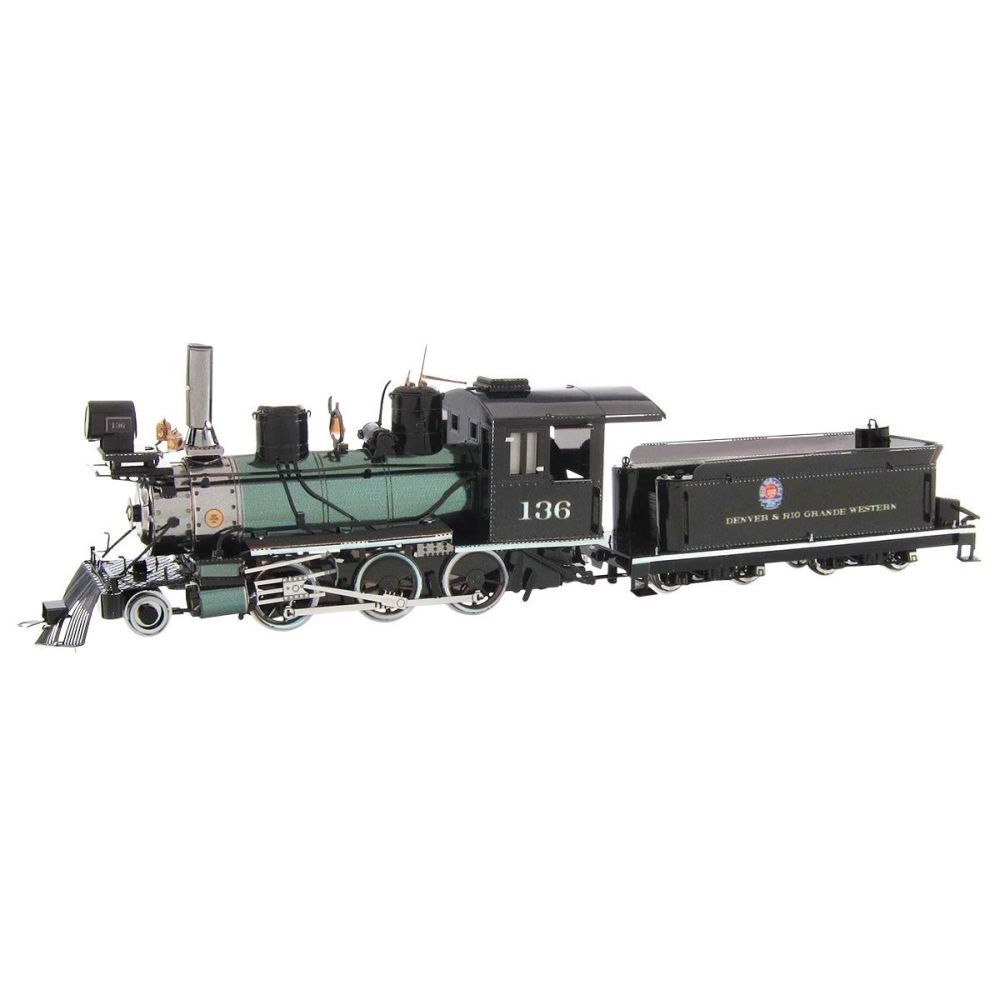 FASCINATIONS Wild West 2-6-0 Locomotive Train Metal Earth Kit - .