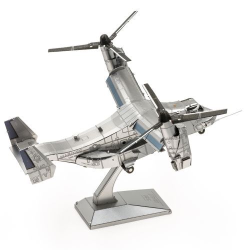 FASCINATIONS V-22 Osprey Plane Marine Corp 3d Metal Earth Kit - .