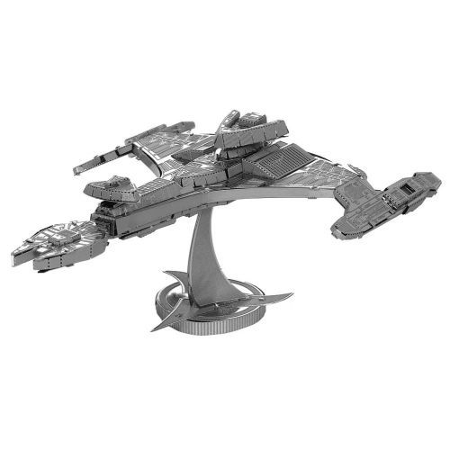 FASCINATIONS Klingon Vorcha Class Star Trek Ship Metal Earth 3d Puzzle - CONSTRUCTION