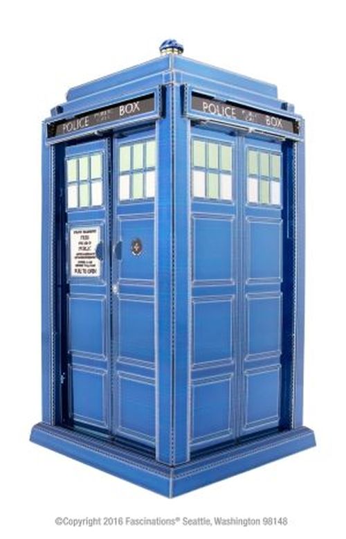FASCINATIONS Tardis Doctor Who Metal Earth Model Kit - CONSTRUCTION