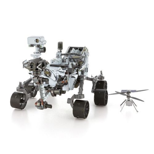 FASCINATIONS Mars Rover Perseverance And Ingenuity Helicopter Steel Model Kit - MODELS