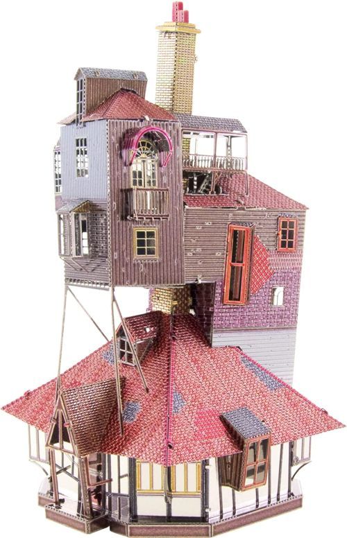 FASCINATIONS The Burrow In Color Harry Potter Metal Model - .