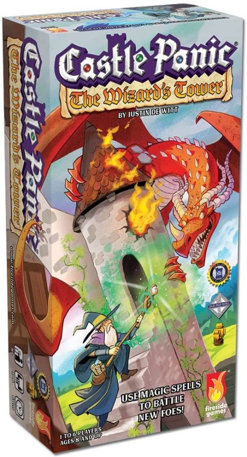 FIRESIDE GAMES The Wizards Tower Expansion For Castle Panic Board Game