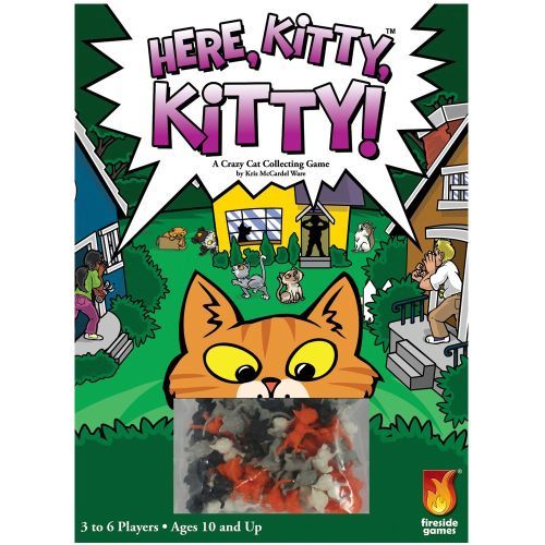 FIRESIDE GAMES Here, Kitty, Kitty Crazy Cat Collecting Game - GAMES