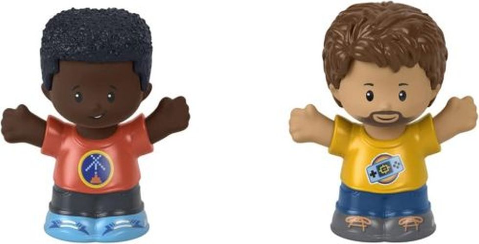 FISHER PRICE Man In Yellow Shirt And Boy Little People Play Set - PRESCHOOL