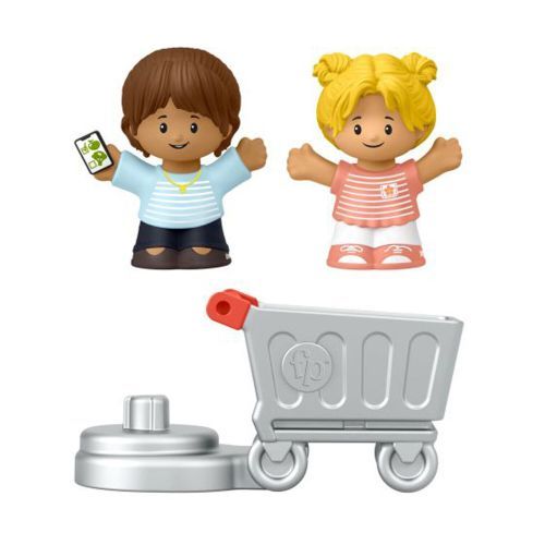 FISHER PRICE 2 Girls Shopping Little People Set - .