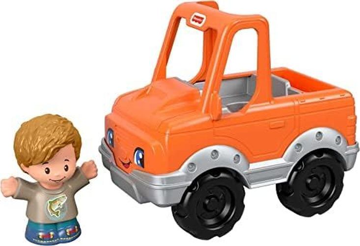 FISHER PRICE Orange Truck Little People Vehicle Toy - PRESCHOOL