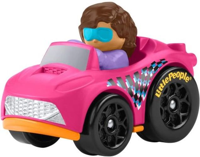 FISHER PRICE Pink Racer Little People Car - 