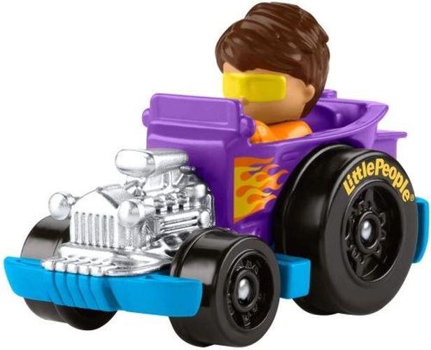FISHER PRICE Purple Hot Rod Little People Car - 