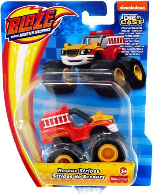 FISHER PRICE Rescue Stripes Blaze And The Monster Machines Truck Car - PRESCHOOL