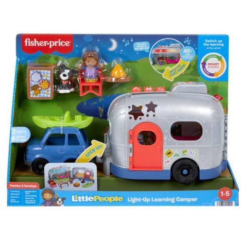 FISHER PRICE Light Up Learning Camper Little People Play Set