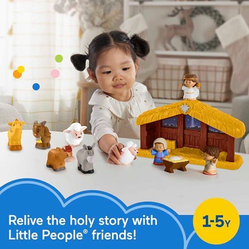 FISHER PRICE Nativity Scene Little People Set - .