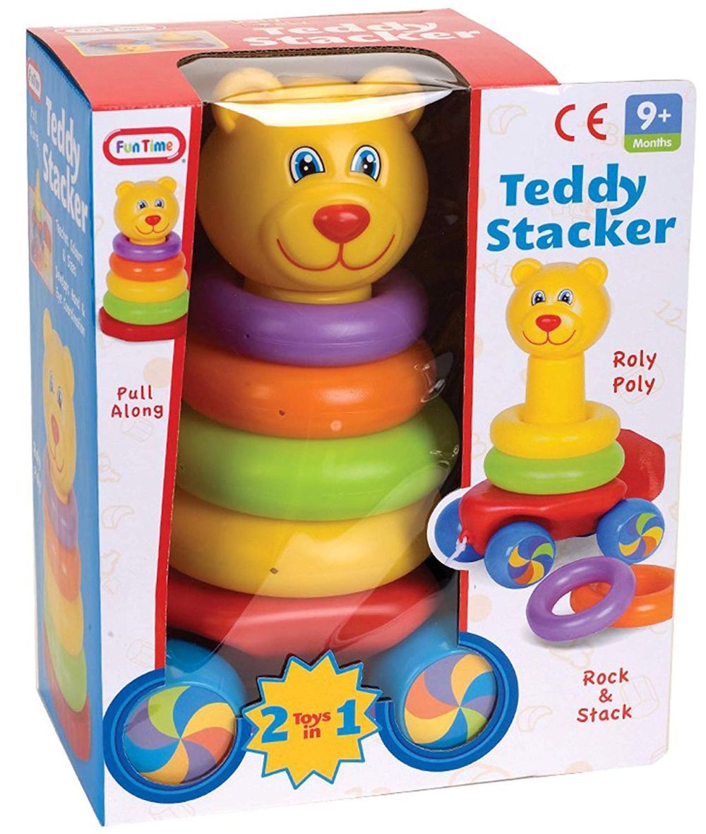 FUN TIME Teddy Stacker Preschool Toy - 