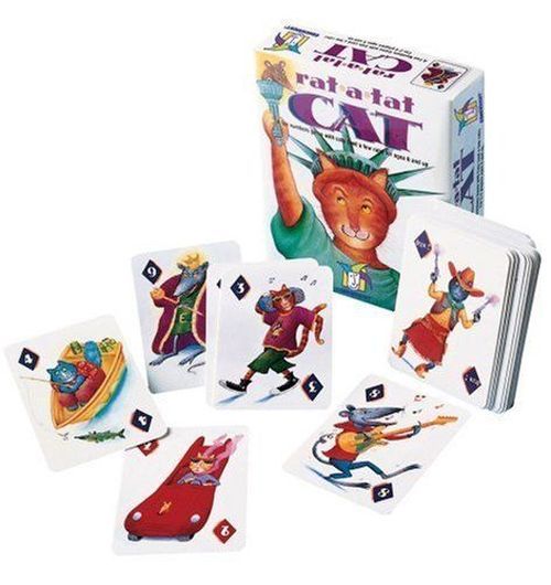 GAMEWRIGHT Rat A Tat Cat Card Game - BOARD GAMES