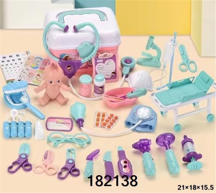 GIRL FUN TOYS Baby Doctor Pretend Hospital Set