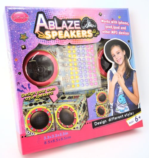 GIRL FUN TOYS Speakers Decorated Your Self - CLOSE OUTS
