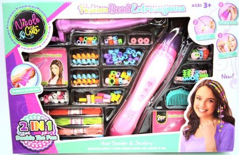 GIRL FUN TOYS Hair Beader Dress Up Set - .