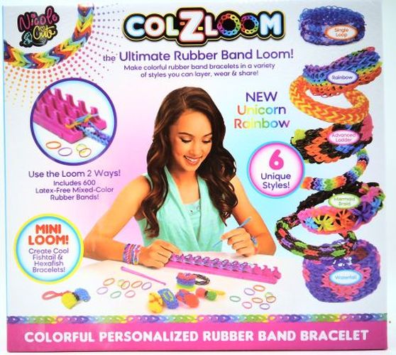 GIRL FUN TOYS Colzloom Ultimate Rubber Band Loom Braclet Maker - .