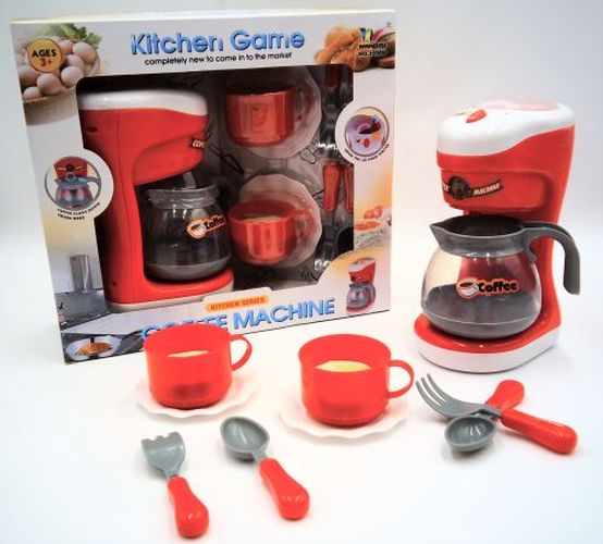 GIRL FUN TOYS Coffee Machine Toy Kitchen Set - 