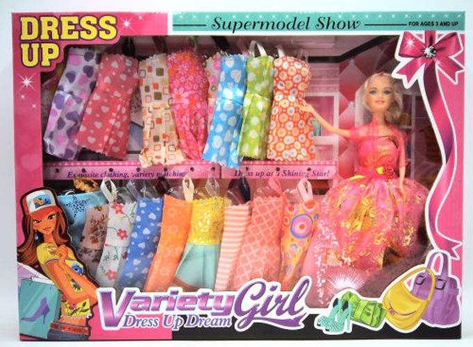 GIRL FUN TOYS Fashion Doll With Lots Of Cloths - BARBIE DOLLS