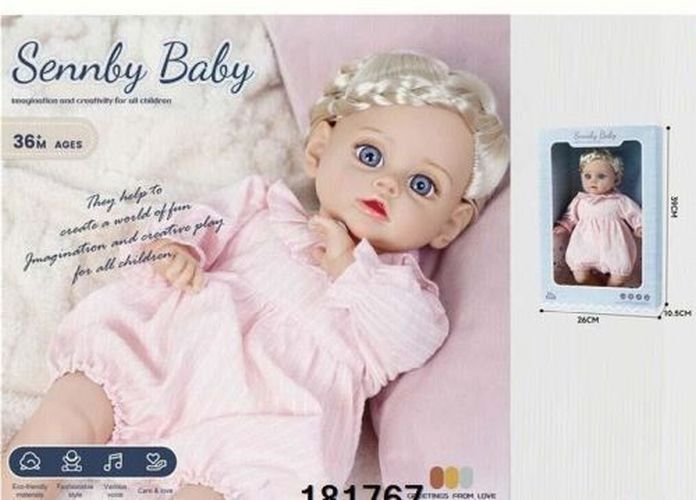 GIRL FUN TOYS 14 Inch Girl Blonde Baby Doll