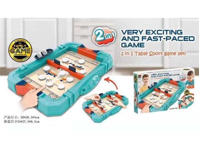 HAMMOND TOYS Pucket Or Hockey Game 2 In 2 Game Table