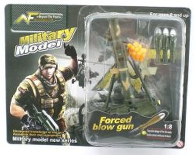 HAMMOND TOYS Mortar Tube Rocket Gun 1:8 Scale Military Model Doll Accessory - 