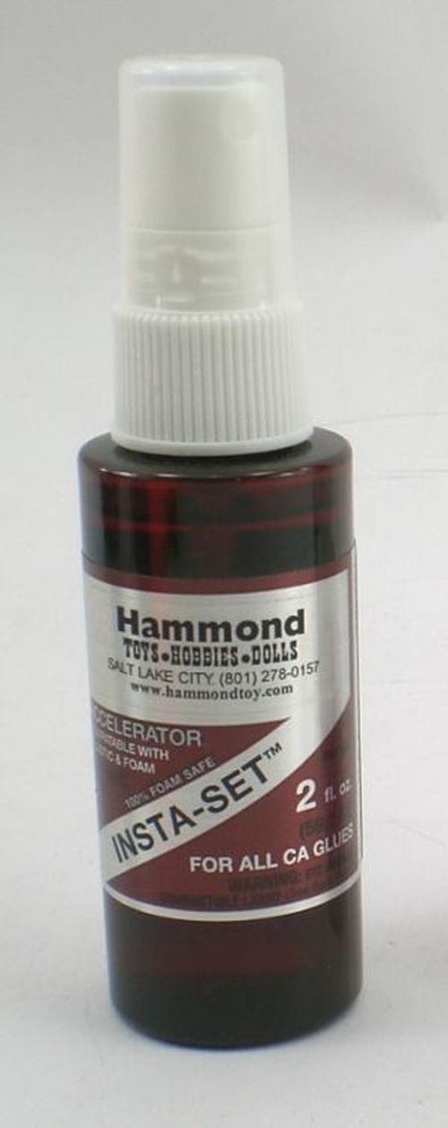 HAMMOND TOYS Insta Set Ca Accelerator 2 Oz For Cyanoacrylate Super Glue - 