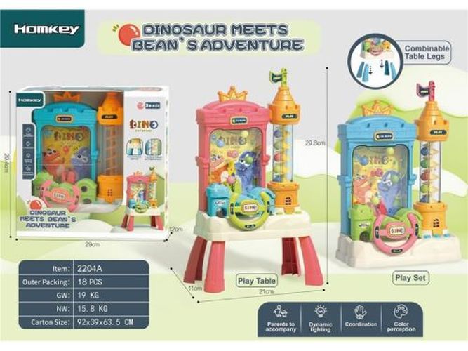 HAMMOND TOYS Dinosaur Meets Beans Adventure Ball Drop And Catch Game