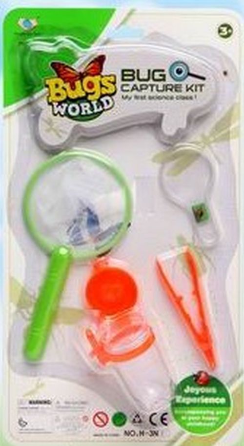 HAMMOND TOYS Bug Capture Kit With Net, Tweeser And Bug Cage - 