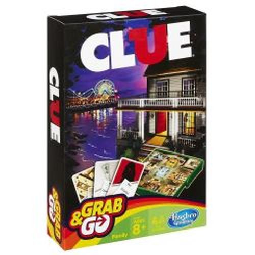 HASBRO Clue Grab And Go Travel Game - .