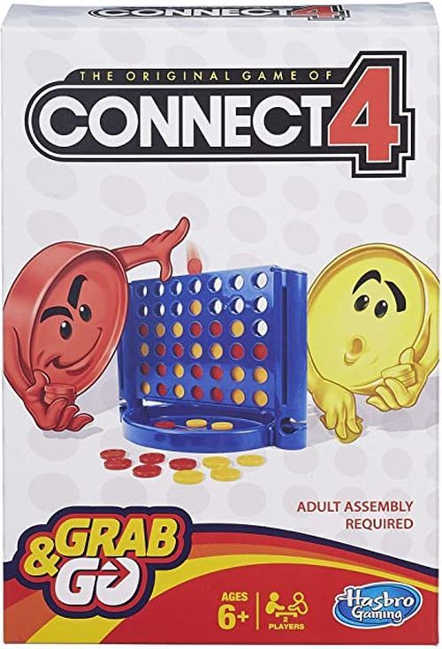 HASBRO Connect 4 Grab And Go Travel Game - 