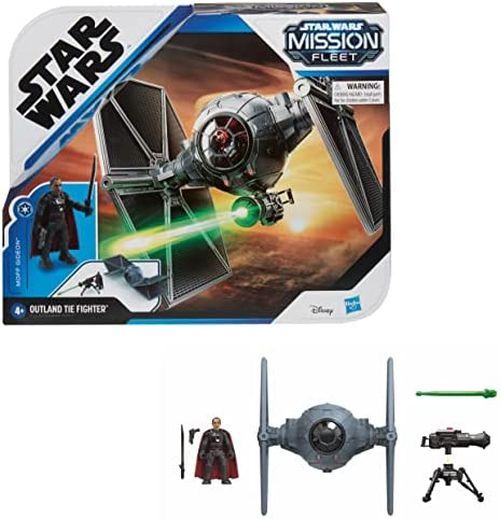HASBRO Outland Tie Fighter Star Wars Mission Fleet Space Ship - 