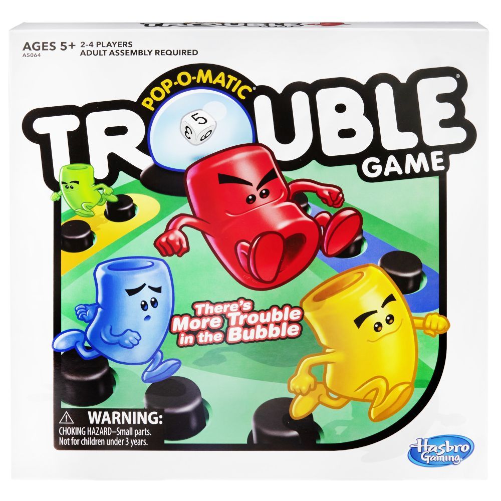 HASBRO Trouble Board Game - 
