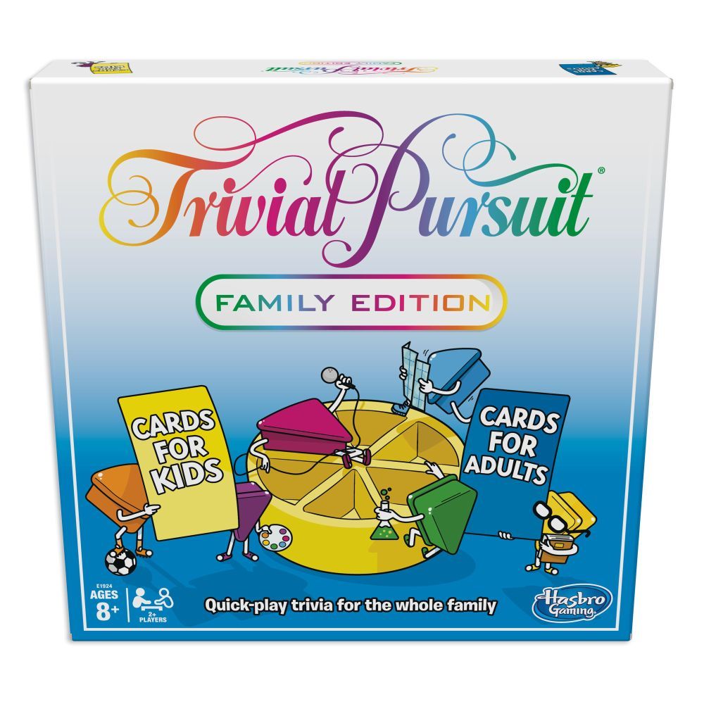 HASBRO Trivial Pursuit Family Edition Game - BOARD GAMES