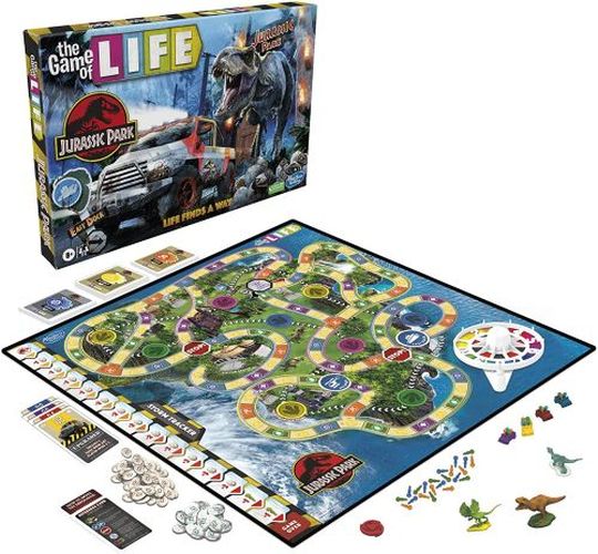 HASBRO Jurassic Park Game Of Life Board Game - GAME