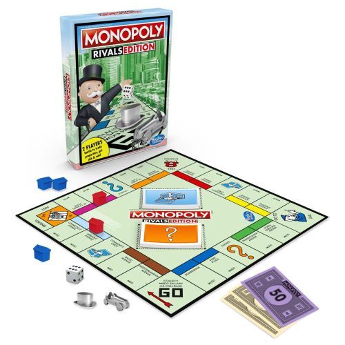 HASBRO Monopoly 2 Players Rival Edition Board Game - GAME