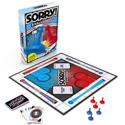 HASBRO Sorry Rivals 2 Player Board Game - BOARD GAMES