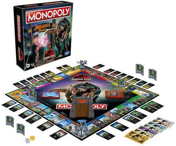 HASBRO Monopoly Jurassic Park Board Game - GAME