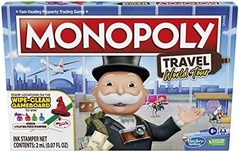 HASBRO Monopoly Travel World Tour Board Game - Games