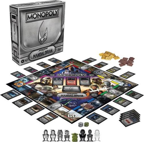 HASBRO Monopoly The Mandalorian Star Wars Theme Collectible Board Game - GAME