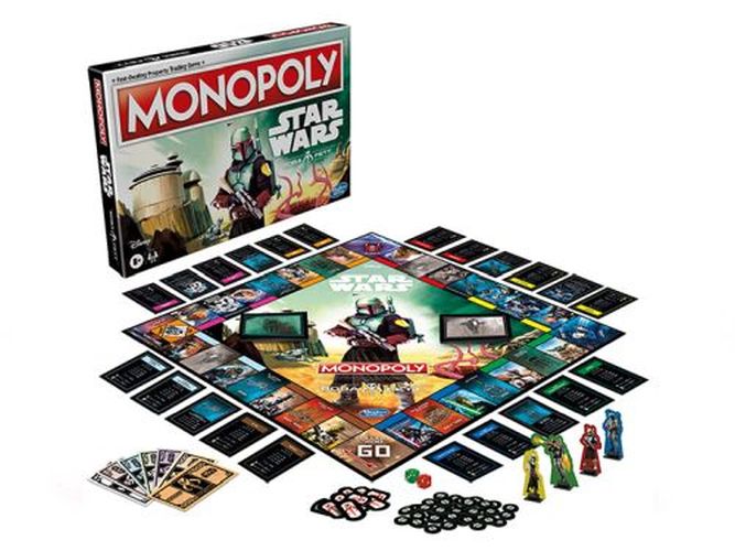 HASBRO Monoply Star Wars Boba Fett Board Game - Games