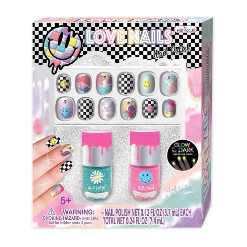 HOT FOCUS Cool Vibes Love Nails Set - 