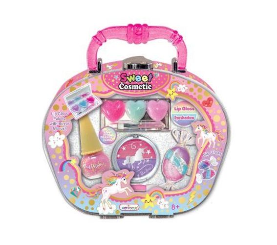 HOT FOCUS Sweet Cosmetic Tote Unicorn