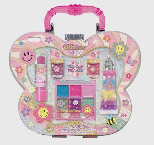 HOT FOCUS Groovy Flower Glitter Cosmetic - 