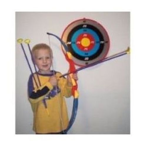 HUALI GROUP Toy Archery Bow And Arrow Set With Target - 