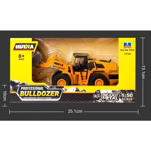 HUINA Front Loader All Metal Construction Truck 1:50