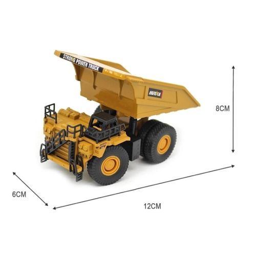 Dump Truck Construction Vehicle All Metal 1:50 Scale Model - 050237018125