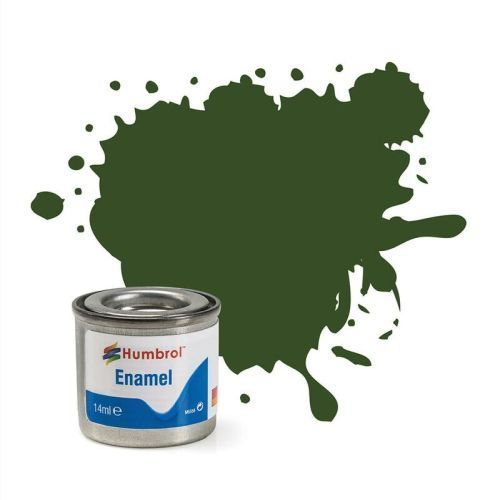 HUMBROL PAINT Rlm 71 Dunkelgrun Enamel Model Paint - .