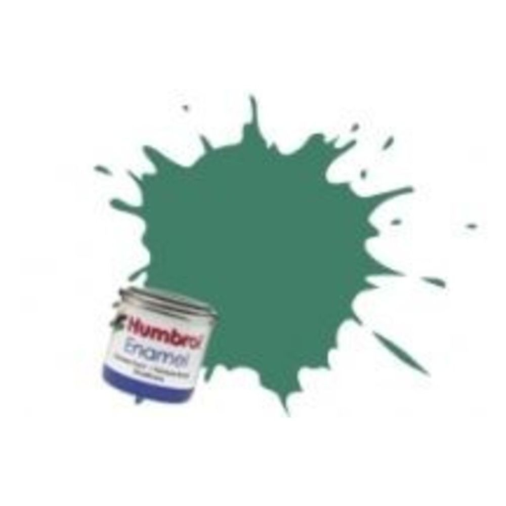 HUMBROL PAINT Mid Green Matt Enamel Plastic Model Paint - PAINT/ACCESSORY